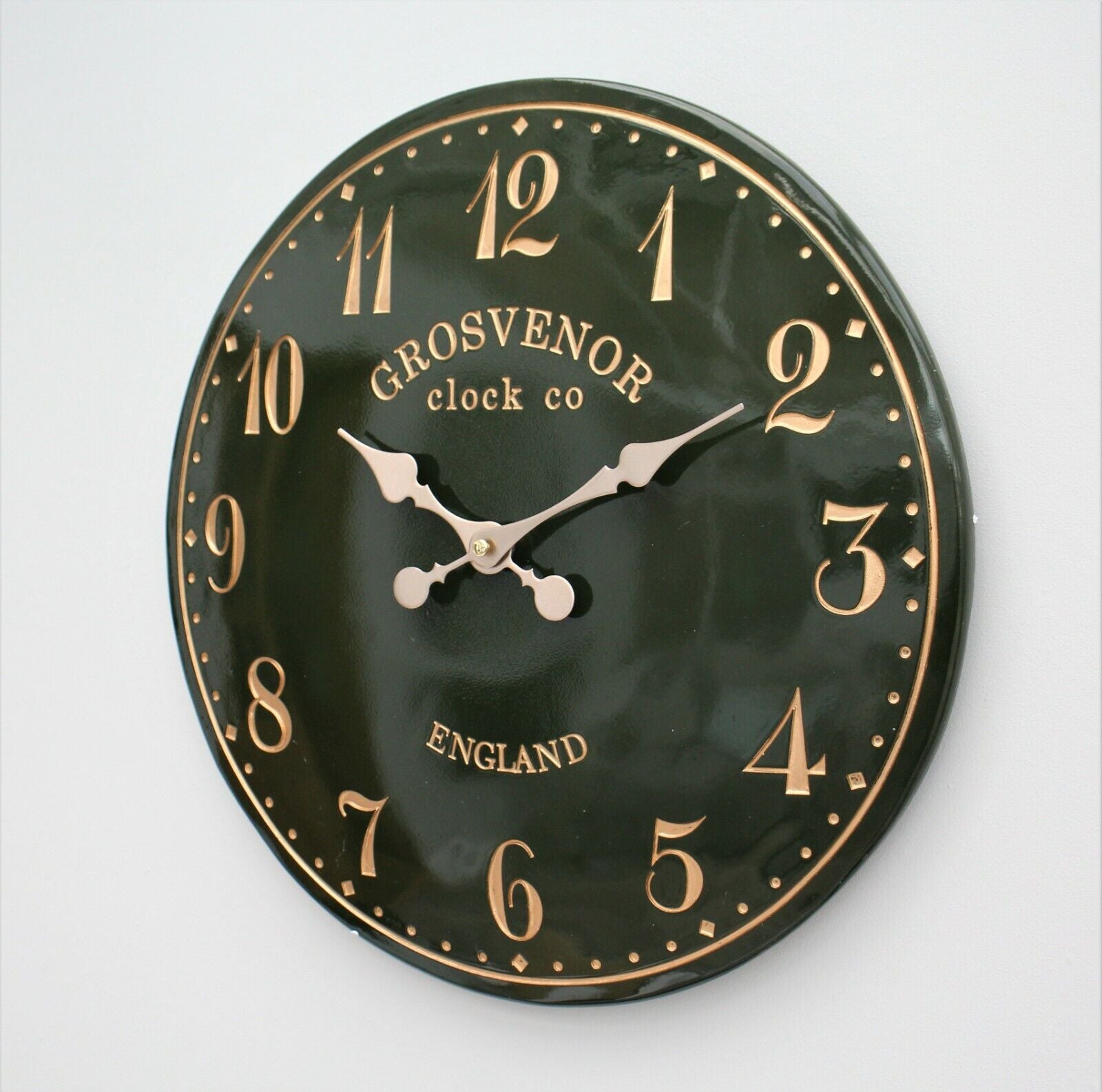Outdoor Indoor Garden Wall Clock Station Hand Painted Church Clock Home Decor
