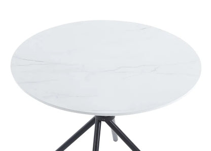 Mose Cullompton Small round Dining Table (TAB202, 90Cm) with 4 Chairs (CHA502-SGY)