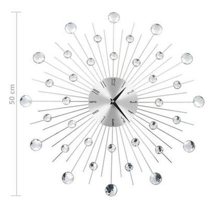 Wall Clock with Quartz Movement Modern Design 50 Cm