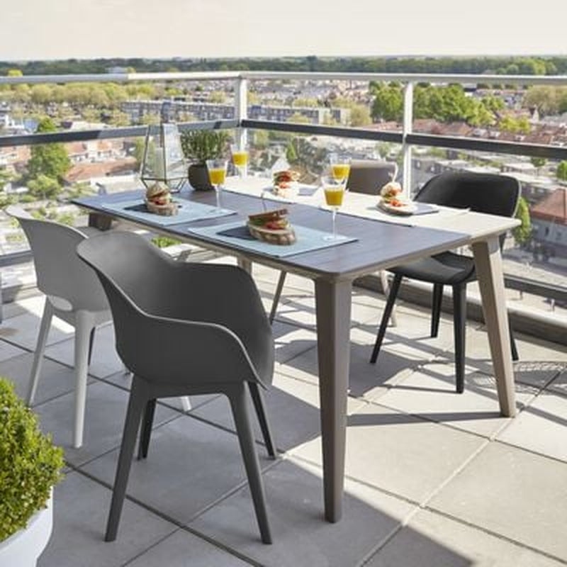 Outdoor Chairs Akola 2 Pcs Grey