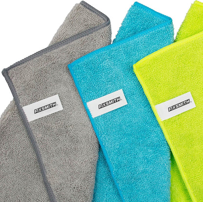 Microfibre Cloth- Pack of 50, Multifunctional Microfibre Towels,30X40Cm, Highly Absorbent Microfiber Duster Cloths for Kitchen, Lint-Free,Streak-Free Cleaning Cloths for Car