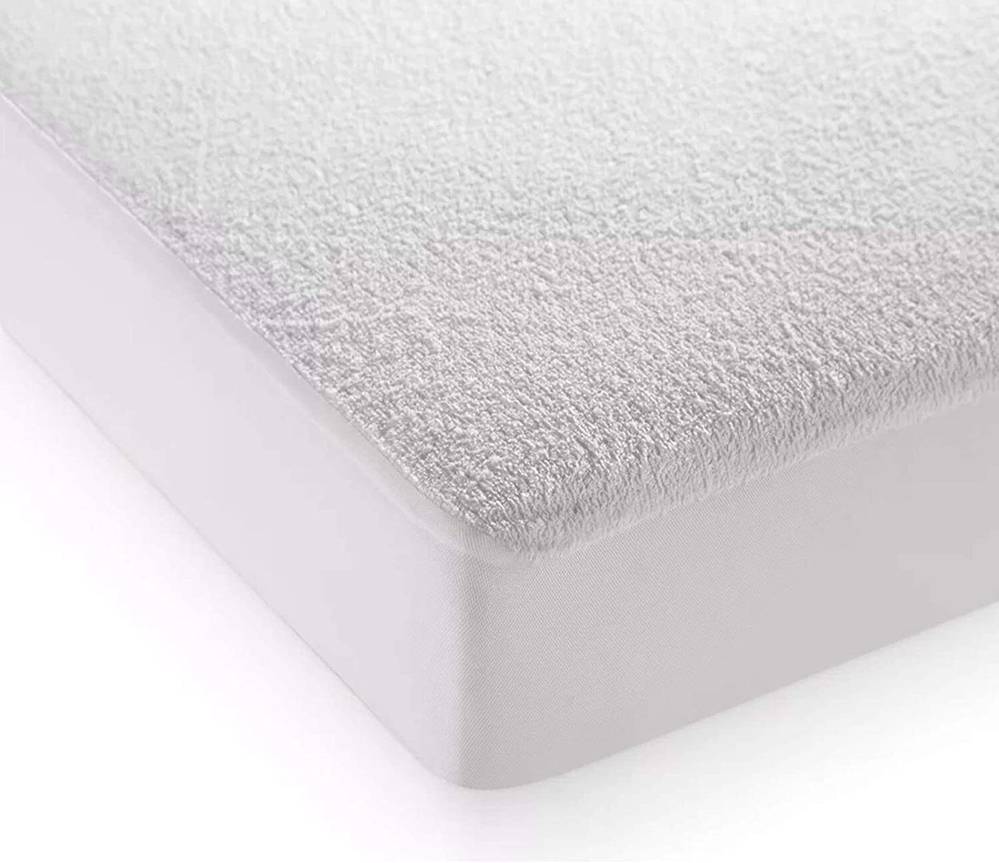 WATERPROOF TERRY TOWEL MATTRESS PROTECTOR FITTED SHEET EXTRA DEEP PROTECTOR UK