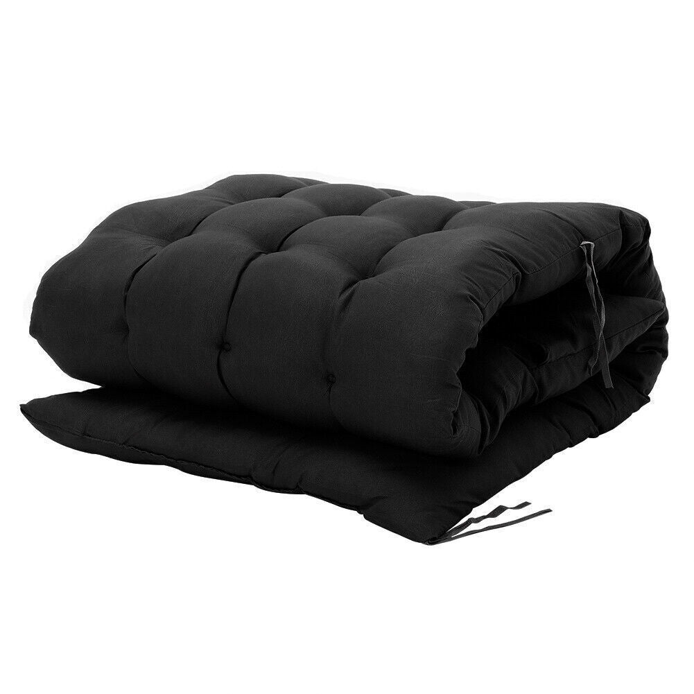 Comfort Cotton Cushion Cover Sun Lounger Recliner Deck Chair Garden Seat Pad UK