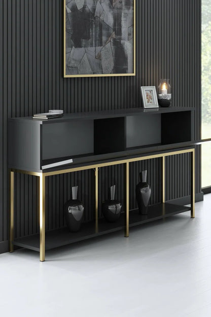 Sideboard Djimsit, Living Room Buffet, Living Room Sideboard, 150X30H80 Cm