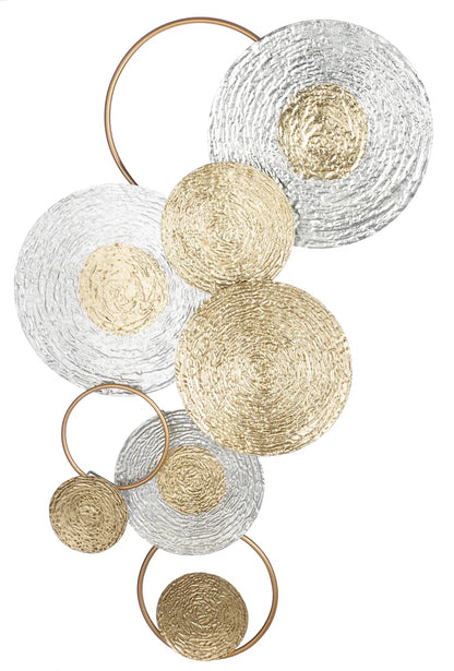 Handmade Glam Abstract Wall Decor on Metal