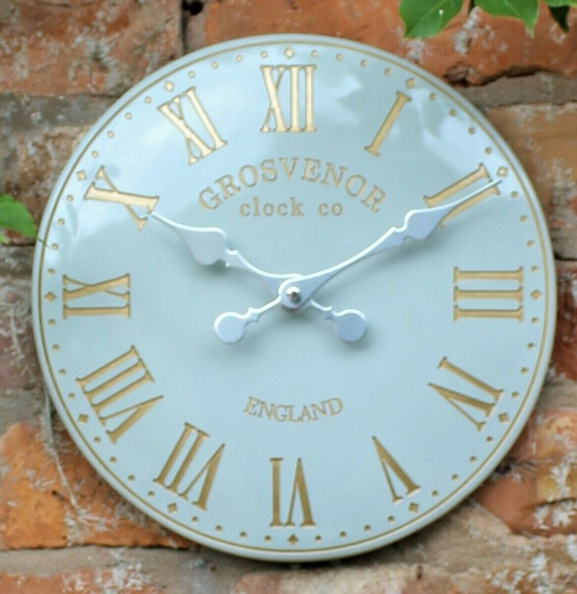 Outdoor Indoor Garden Wall Clock Station Hand Painted Church Clock Home Decor