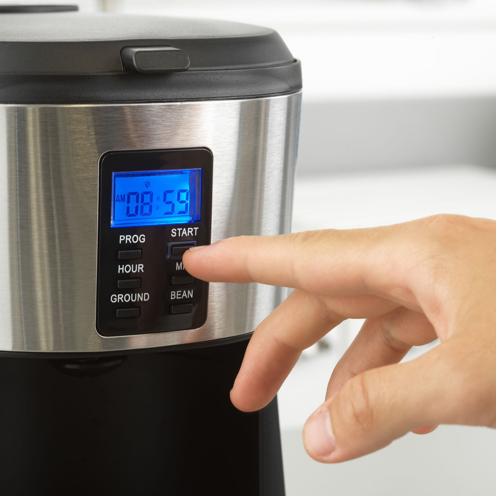 Salter Coffee Maker Machine Caffé Bean to Jug Grind & Brew (Open Box)