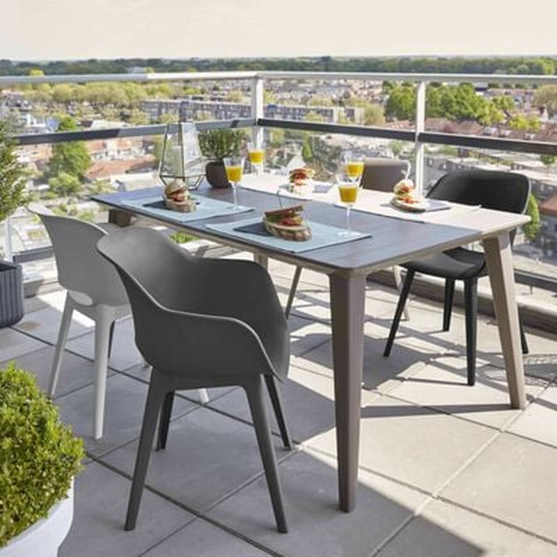 Outdoor Chairs Akola 2 Pcs Graphite