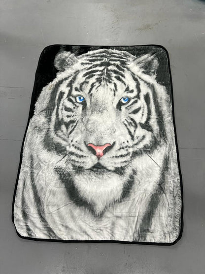 Large Fleece Blanket Throw Reversible Soft Warm Bed Sofa Blanket Double & King