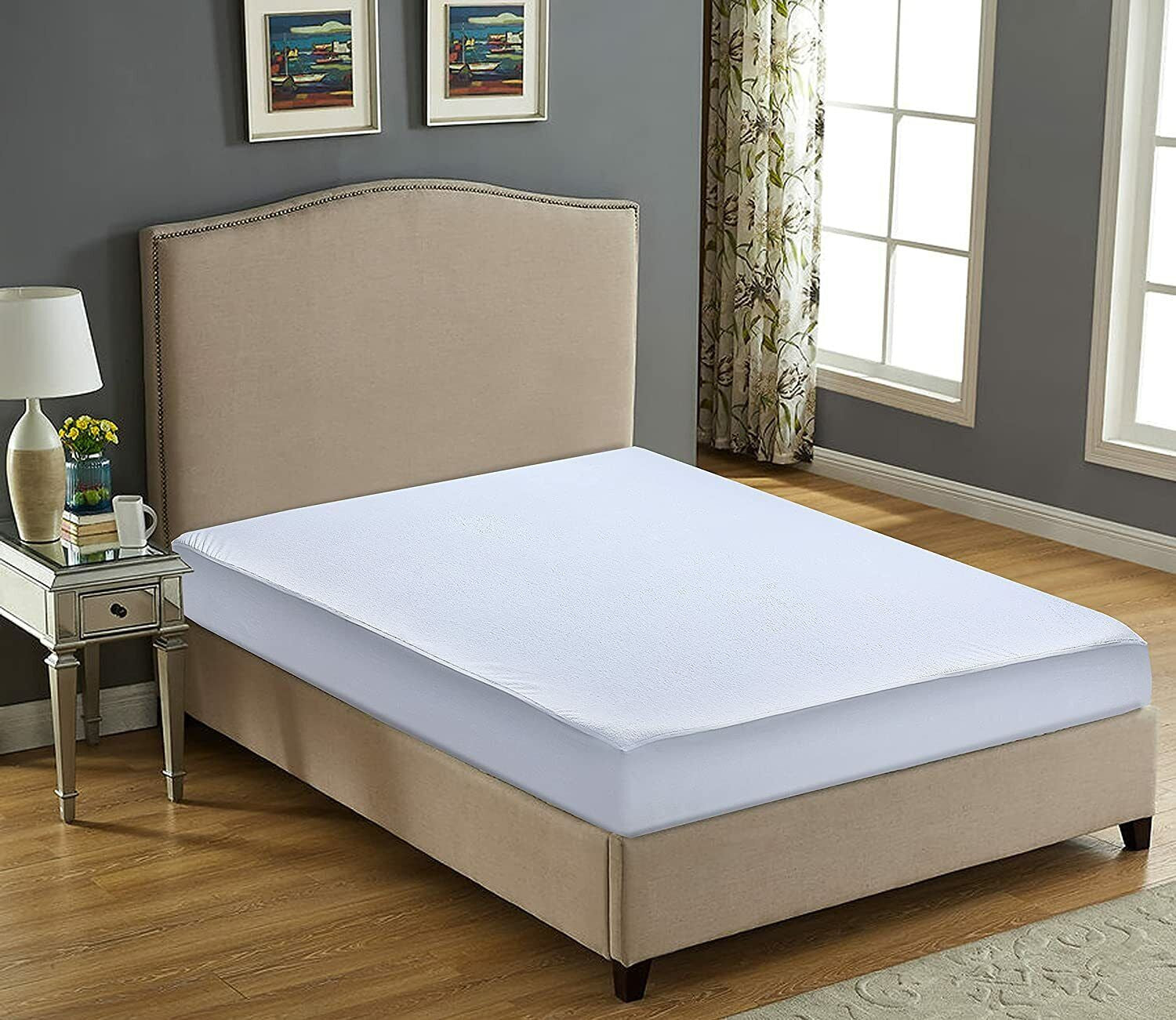 MATTRESS COVER PROTECTOR WATERPROOF TERRY FITTED SHEET SINGLE DOUBLE KING SIZE