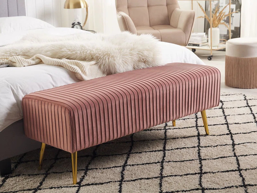 Bodner Velvet Upholstered Bench