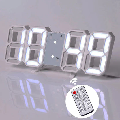 Nordic Digital Alarm Clocks Wall Clocks Hanging Watch Snooze Table Clocks Calendar Thermometer Electronic Clock Digital Clocks
