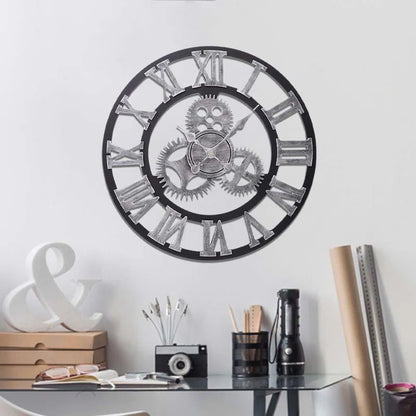 Abrahams Manufactured Wood Wall Clock