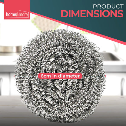16-32 Stainless Steel Scourers Heavy Duty Kitchen Wire Pan Pads Washing Cleaning
