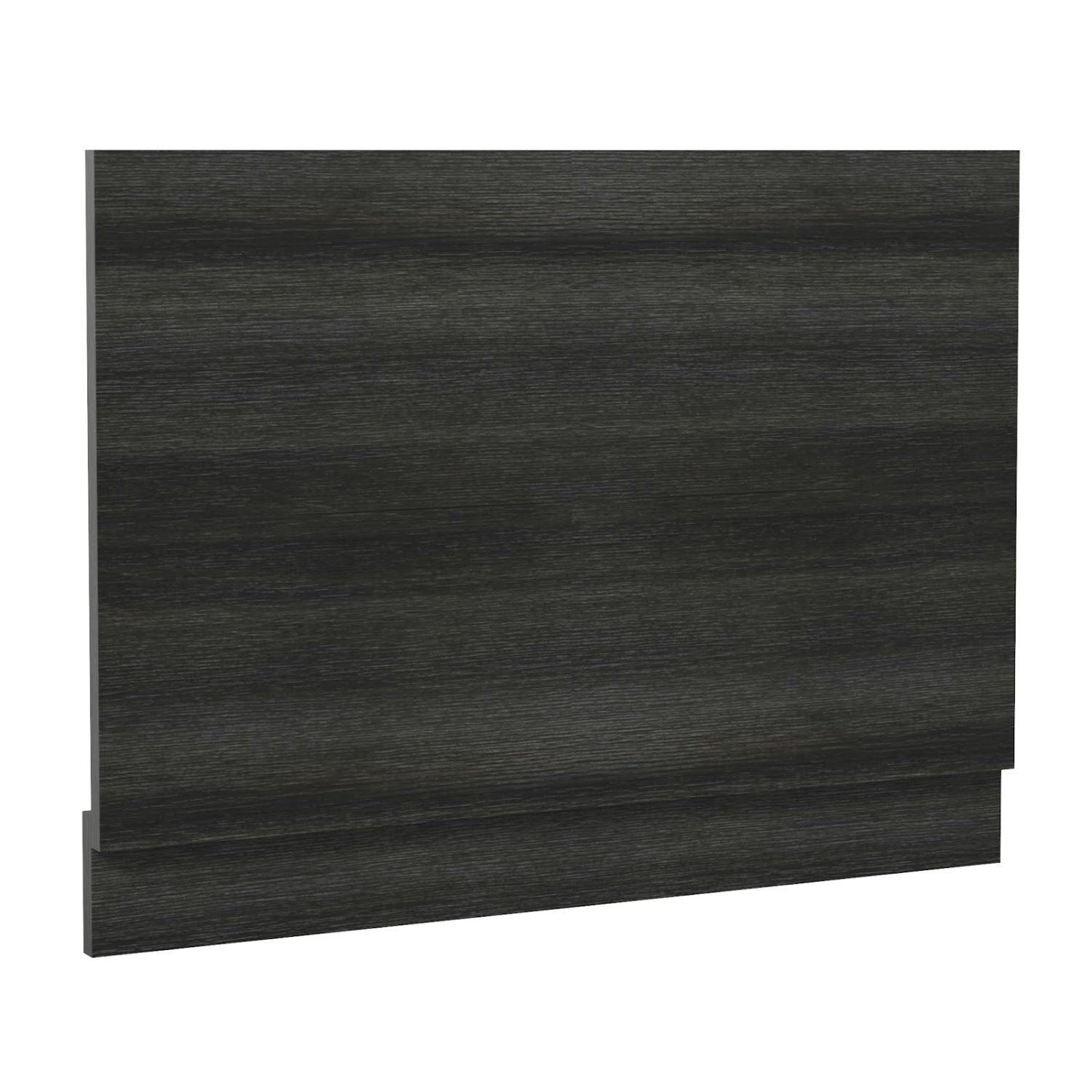 Modern Bathroom 1700 Front & 700 End Bath Panel Pack MDF Charcoal Grey Plinth