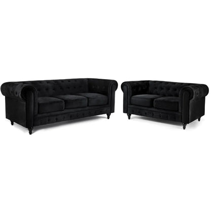 Katherin 2 - Piece Velvet Living Room Set