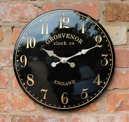 Outdoor Indoor Garden Wall Clock Station Hand Painted Church Clock Home Decor