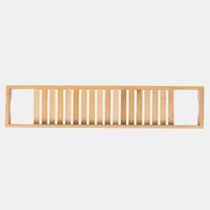 OHS Wooden Bath Tub Rack Storage Bathroom Caddy Shelf Tray Soap Holder Tidy Unit