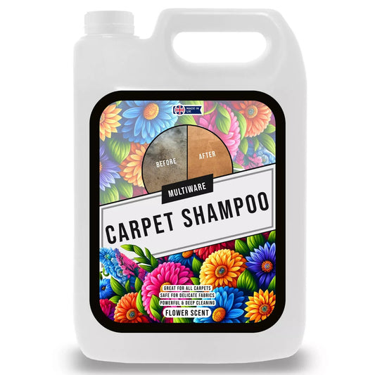 CARPET SHAMPOO CLEANER CLEANING DETERGENT 5L ODOUR PET DEODORISER VAX FLORAL