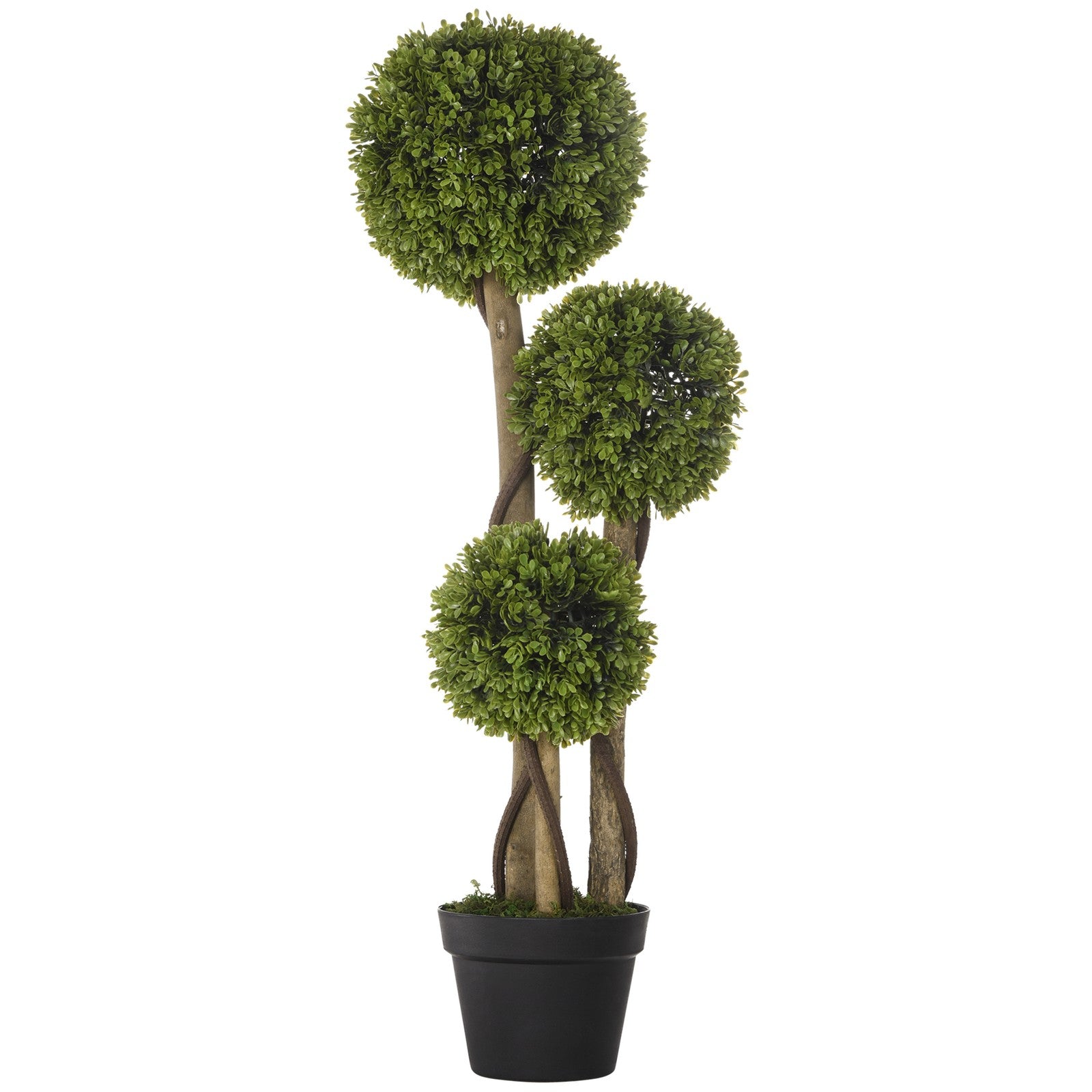 Artificial Plants, 90Cm Boxwood Ball Topiary Trees for Indoor Outdoor Decor