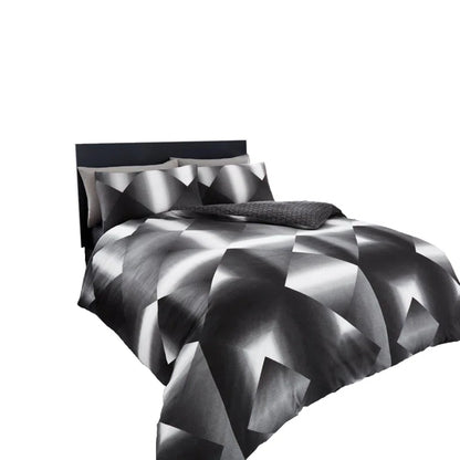 Cotton Blend Geometric Shapes Duvet Cover with Pillowcases