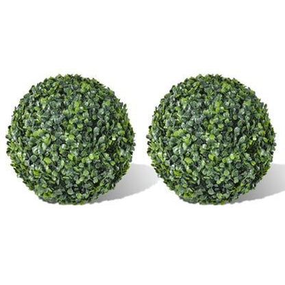 Boxwood Ball Artificial Leaf Topiary Ball 27 Cm 2 Pcs