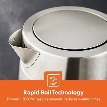 1.7L Illuminating Electric Glass Kettle 3000W Cordless