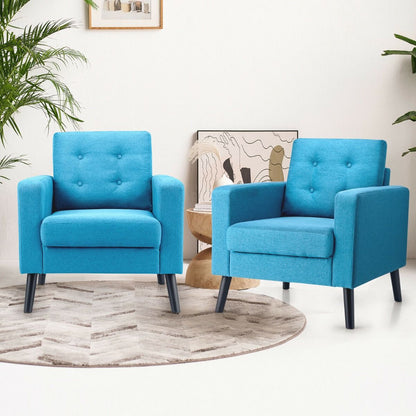 Modern Upholstered Accent Sofa Chair for Living Room