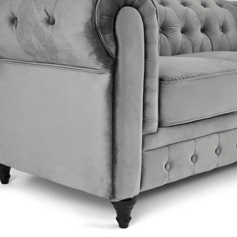 Asya 3 - Piece Velvet Living Room Set
