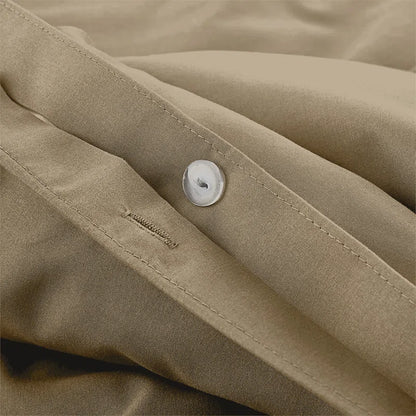 Rienk Super Soft 250 TC Microfibre Reversible Plain Duvet Cover Set with Pillow Cases
