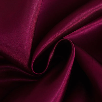 ROOEE 6PCS Satin Silk Complete Bedding Set Fitted Sheet Duvet Cover Pillow Cases
