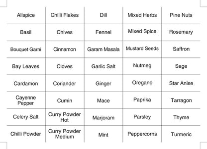 Spinning Carousel 16-Jar Free Standing Spice Rack