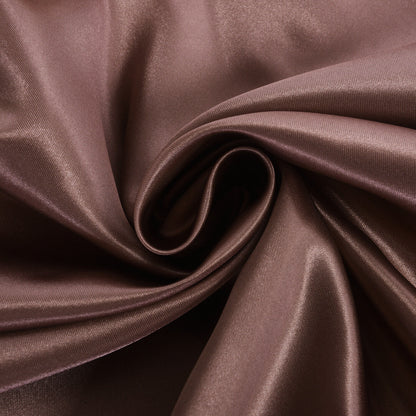 ROOEE 6PCS Satin Silk Complete Bedding Set Fitted Sheet Duvet Cover Pillow Cases