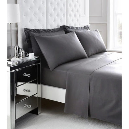 Cotton Striped Duvet Cover with Pillowcases