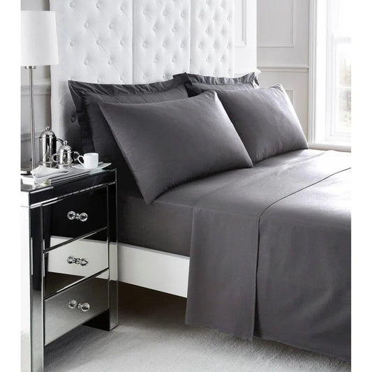 Cotton Striped Duvet Cover with Pillowcases