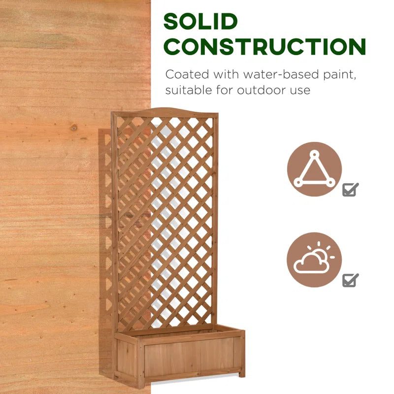 Wood Raised Garden Bed
