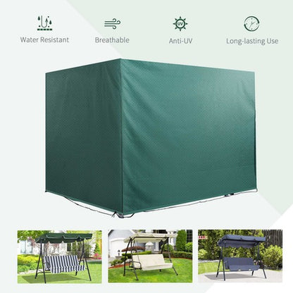 Large Patio Swing Chair Cover Outdoor Garden Furniture Protector, 215X155X150Cm