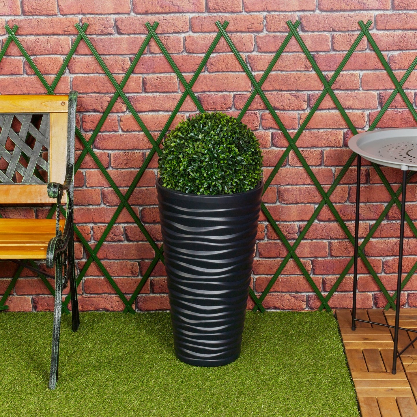 Sand Large Plant Pot Flower Indoor Outdoor Garden Planters Boxwood Buxus Ball