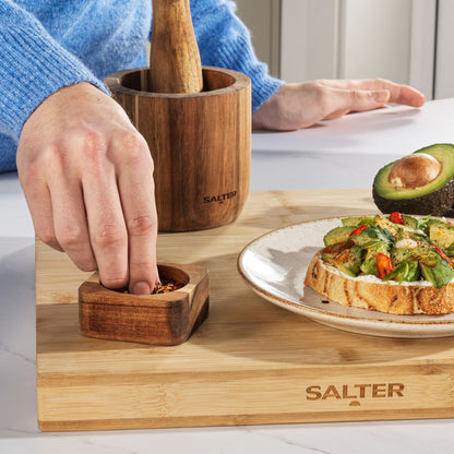 Salter Kitchen Set Storage Canisters Tea Coffee Sugar Salt & Pepper Pinch Pots