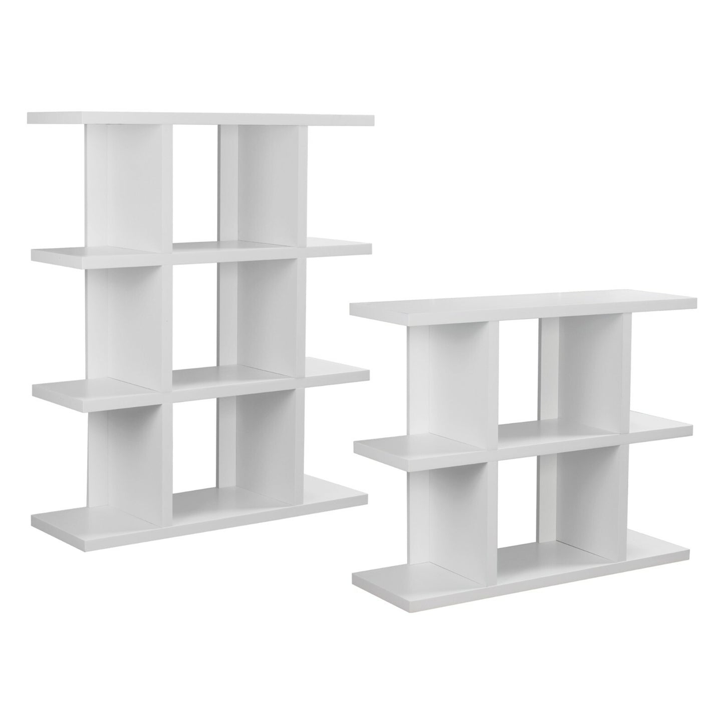 Avalon Wooden Bookcase Living Room Modern Display Shelves Storage Unit Divider