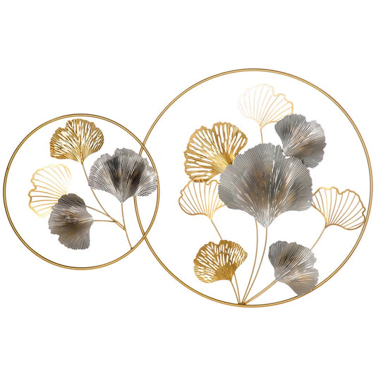 Glam Abstract Wall Decor on Metal