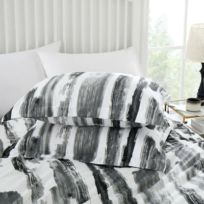 Luxury Reversible Duvet Cover Quilt Cover Bedding Set Single Double King Size
