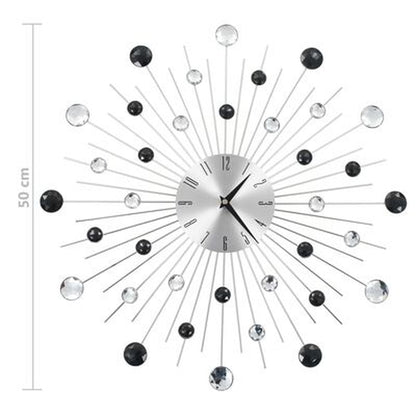 Wall Clock with Quartz Movement Modern Design 50 Cm
