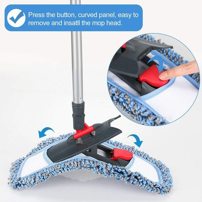 Hardwood Tile Marble Floor Microfiber Dust Mop Professional Dry Wet Flat Mops