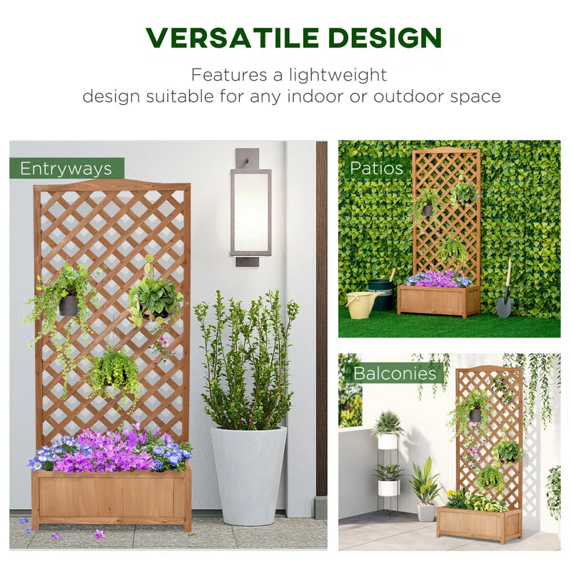 Wood Raised Garden Bed