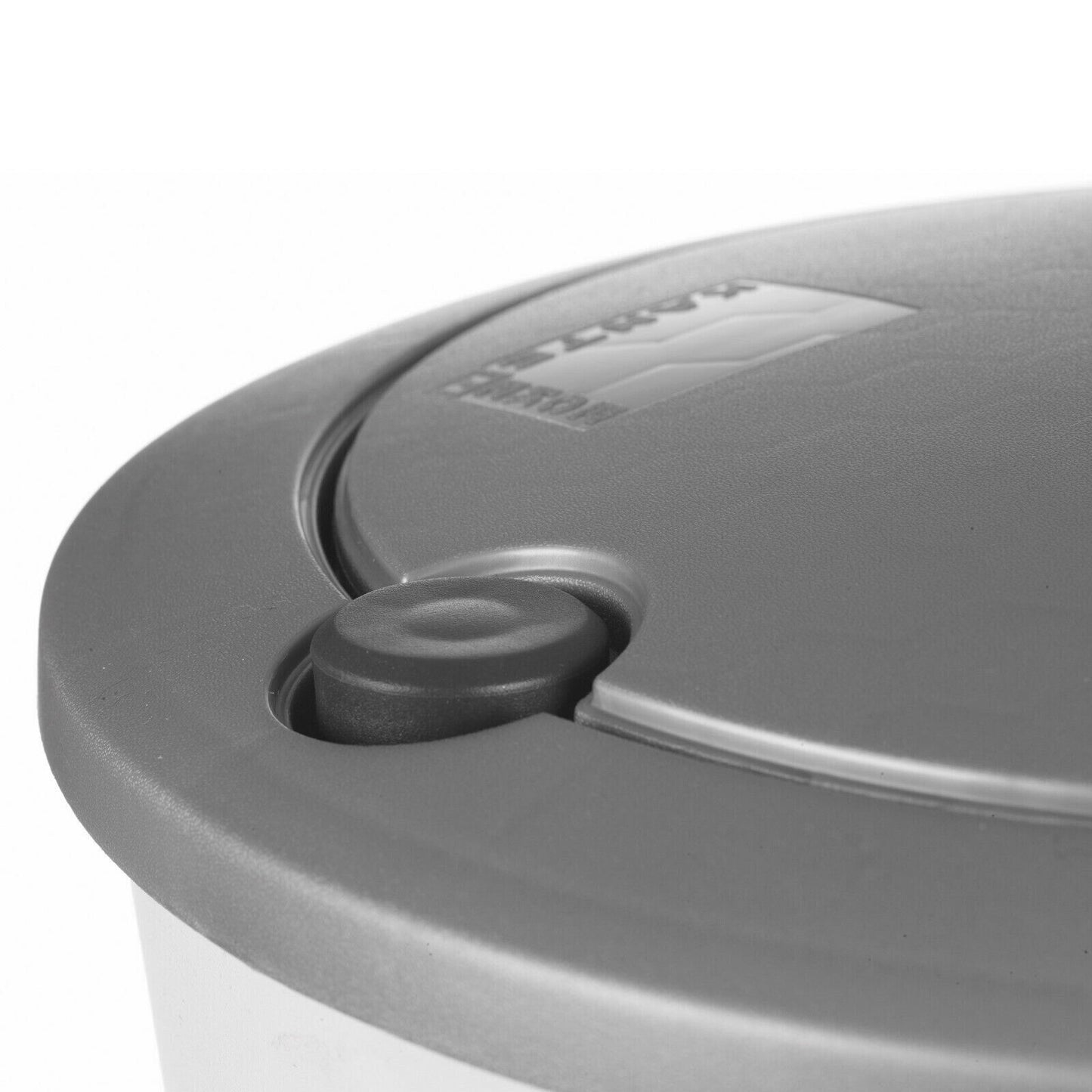 Circular Double Recycling Waste Bin Duo Rubbish Plastic Cardboard Disposal 2X25L