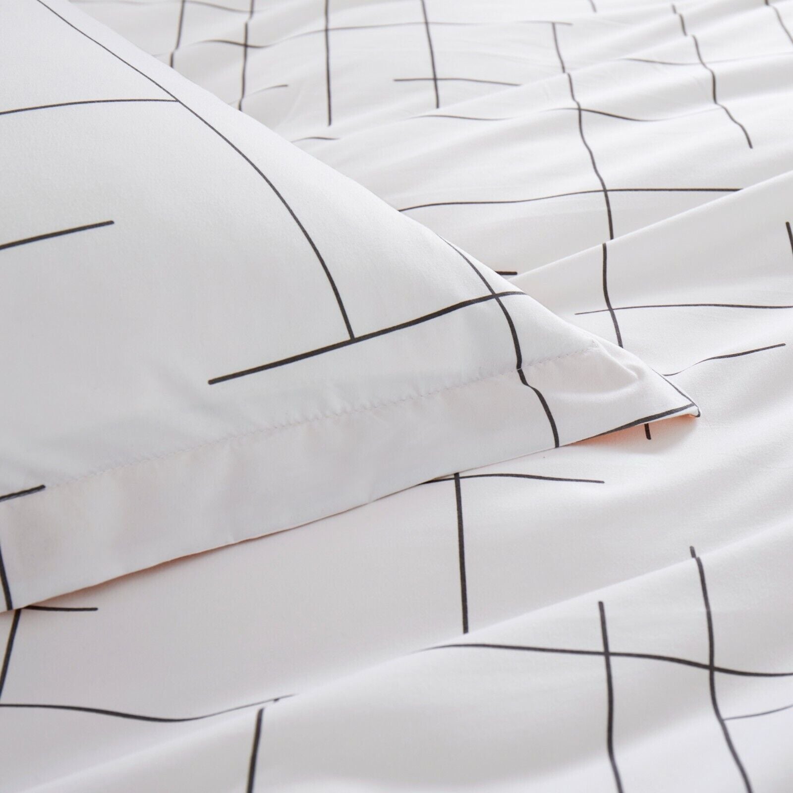 Luxury Reversible Duvet Cover Quilt Cover Bedding Set Single Double King Size