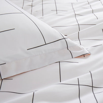 Luxury Reversible Duvet Cover Quilt Cover Bedding Set Single Double King Size