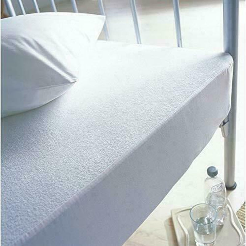 WATERPROOF TERRY TOWEL MATTRESS PROTECTOR FITTED SHEET EXTRA DEEP PROTECTOR UK
