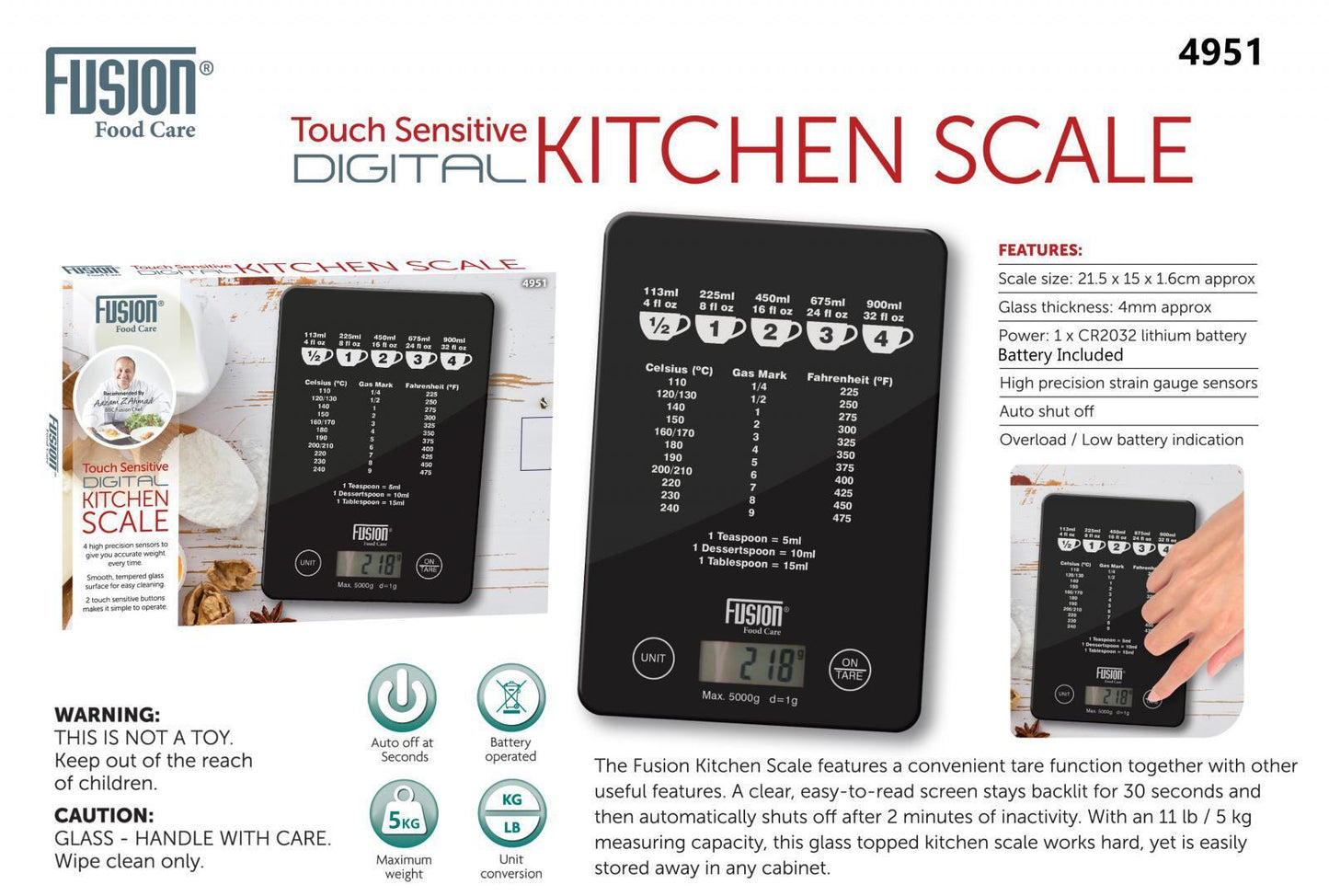 5KG KIITCHEN SCALE for COOKING & BACKING DIGITAL KITTCHEN SCALE